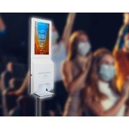 Togoclean - borne de distribution de gel hydroalcoolique intelligente avec écran HD - Togother_2