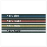 Poteau de signalisation en aluminium - Gamme STRAP - sangle étirable de 3m sur socle fixe - Direct Signalétique_2