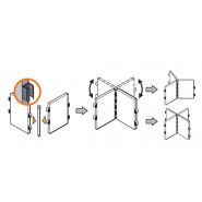 Système de panneaux d’exposition pour délimitation d’espaces