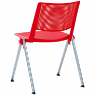 Chaise empilable 4 pieds LINE neuf - multi-usages, économique et pratique - Diversité de couleur_2