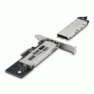 Adaptateur SSD M.2 NVMe vers PCIe x4 avec Plateau Amovible pour Slot d'Extension PCI Express, Carte_2