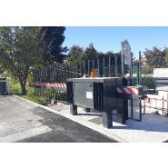 Barrière coulissante nouvelle génération STOPPASS HADES - Préfabat - Sûreté sites sensibles - Double résistance au vandalisme_2