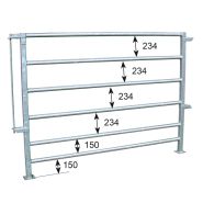CBC 2006 - Barrière de contention agricole 6 lisses - 3m x 1,5m pour gros bovins_2