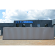 Container maritime 40 pieds - Structure en acier corten - Capacité de chargement considérable_2