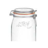 Lot de 4 bocaux Le Parfait Super 3000 ml - Diamètre 1000 mm avec joint inclus et fermeture inox - WL000013_2
