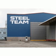 Porte sectionnelle industrielle NK2L - double lite, automatique, repliable en plafond, pleine, en métal - isolation phonique et thermique - 12000 x 8000 mm_2