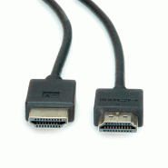ROLINE Câble HDMI Ultra HD avec Ethernet, 4K, actif, M/M, noir, 2 m_2