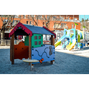 Structure de jeu Vila JEDU01 - Collection EDUCA - Bois lamellé et panneaux ECOPLAY_2