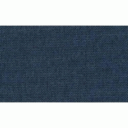 Canapé convertible 2-3 places Belle Epoque - CanapExpress - Lattes 120 cm - Matelas Memory 22 cm - Tête de lit intégrée - Tweed bleu_2