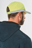Casquette fluorescente - 5 panneaux - Réf: WKP123 - 100% polyester - Fermeture réglable_2