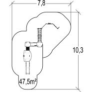 Diabolo Baby - structure pour aire de jeux Proludic - largeur 6,86 m - réf. J38708® - accessible dès 2 ans_2