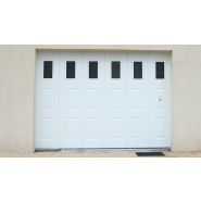 Porte de garage latérale - Pro Fermetures - panneaux coulissants de 50 à 70 cm avec portillon et motorisation_2