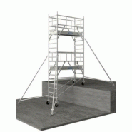 Échafaudage roulant aluminium Neolium 200 Box - Comabi SNC - Hauteur de travail maximale de 14 m - aluminium soudé - roues 200 mm_2