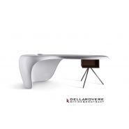 Uno - Bureau de direction - Della Rovere - 220x103x75 cm - Polyuréthane haute densité et finitions personnalisables_2