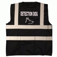 Gilet fluorescent avec bandes réfléchissantes lavable en machine