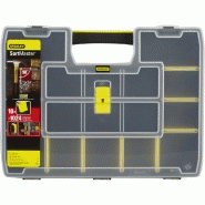 Malette plastique STANLEY - Organiseur Sortmaster 1-94-745 avec 15 compartiments modulables - 43.1 x 9 x 33 cm_2