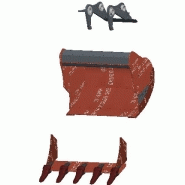 Godet modulaire Benna-Modulare-HD Heavy Duty - Verco SRL - Construction robuste en Hardox®450/500_2