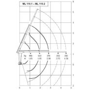 Grue auxiliaire légère avec poids de 125 kg en version 12V/24V