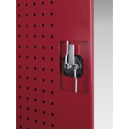 Armoire à tablettes Cubio SMF-666-1.1 - 40019118.11V - Portes Perfo - Acier renforcé - 650x650x600 mm_2