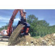 Godet cribleur multiscreening - Canginibenne - Taille du matériau réglable de 25 à 60 mm sans changement mécanique_2