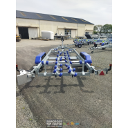 Porte bateau multi-rouleaux GALAXY - GD12 / G1602 - PTAC : 2400Kg - 2 essieux - Sun Way_2