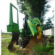 F 500H/38 - Rogneuse de souches hydraulique - Laski - 775 kg - moteur KOHLER ECH 980 - largeur minimale 890 mm_2