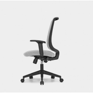 Fauteuil de bureau XT34 - Tapissé avec soutien lombaire ajustable et dossier haut - Référence 6382 FR125_2