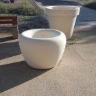 Jardinière Cantarodado en béton avec ciment blanc ou gris Green Seal - Disponible en deux dimensions_2