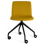 Koda Swiveling - Chaise de bureau ergonomique - Sitis - Pied polyamide noir/blanc, accoudoirs noir/chrome, dossier 2 hauteurs_2