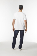 T-shirt homme col V Softstyle - Réf: GI64V00 - 100% coton ring spun pré-rétréci - Marque Gildan_2