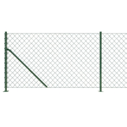 Vidaxl clôture à mailles losangées avec bride vert 1,1x25 m 153946_2