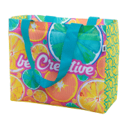 Sac shopping en polyester RPET 600D - impression sublimation - labélisé RPET_2