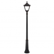 Luminaire pour mât - Indura Medium 4 IP55 E27 70W Noir - Extérieur - Classe II_2