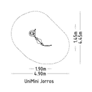 Panneau d'éveil Unimini Jorros réf-8046232 - HAGS - structure pour aire de jeux pour enfants 1-5 ans_2