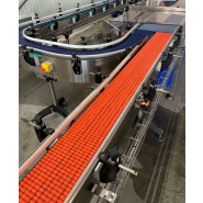 Accumulateur à galet libre pour produits à fond plat_2