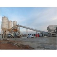 Centrale à béton fixe MB-200W - Meka - 200 m³/h, double vidage, malaxeur double arbre_2