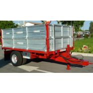VCM60 Remorque agricole - Vendrame - 6.000 kg - Caisse 350x200 - Homologation routière - Freinage hydraulique_2