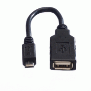 Roline câble usb 2.0, usb a femelle - micro usb b mâle, otg, 0,15 m_2