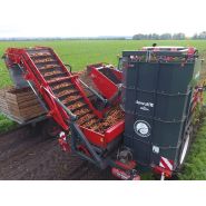 Arracheuse par préhension ZKIISE - Dewulf BV - 3 à 4 ha/j - Largeur 3290 mm - Automotrice, 2 rangs, tapis à tétines_2