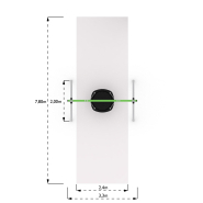 Balançoire Omega - Steel Post pour aires de jeux - Vert - Scellement béton - réf 8057786 - Hags_2