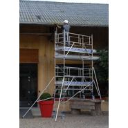 Échafaudage roulant aluminium Totem 2 Line 250 - Comabi SNC - hauteur de travail maximale 9,90 m_2