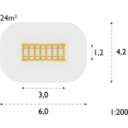 Parcours sportif pour enfants Bolve - Réf 8038413 - HAGS - Tranche d'âge 3-12 ans - Dimensions 3000x1200x990 mm_2