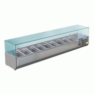 Saladette réfrigérée 9 bacs GN 1/3 Série G | Polar - GD878_2