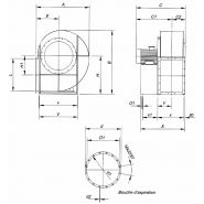 Ventilateur centrifuge ATEX CMR-2380-4T/ATEX - Récirculation - 1400 tr/min - 48000 m³/h - 22 kW_2