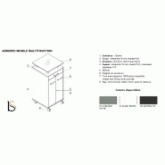 Armoire mobile multifonctions - MDD - Anthracite_2