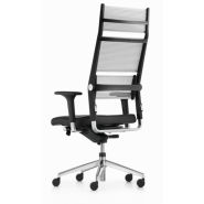 Fauteuil ergonomique de direction LORDO - Marque Dauphin - réglages personnalisés et tissu résille élastique_2