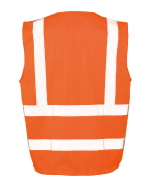 Gilet de sécurité en maille - Réf: R479X - Polyester avec bandes réfléchissantes, poches multiples et boucle radio_2