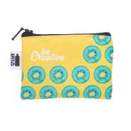 Porte-monnaie personnalisé - zippé, protégé RFID, en polyester 600D RPET - Impression en sublimation_2