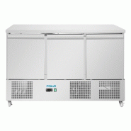 Comptoir à salade froid ventilé Série U 3 portes UA090 Polar_2