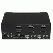 Commutateur KVM 2 Ports DisplayPort, USB et Audio - Switch KVM - 2560x1600_2